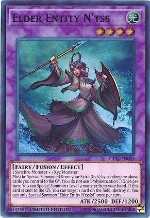 Elder Entity N'tss CT14-EN009 Yu-Gi-Oh card from 2017 Mega-Tins
