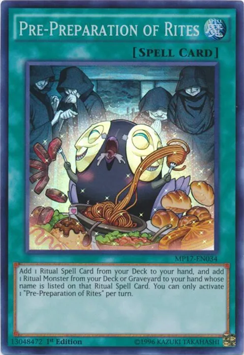 Pre-Preparation of Rites MP17-EN034 Yu-Gi-Oh card from 2017 Mega-Tins Mega Pack