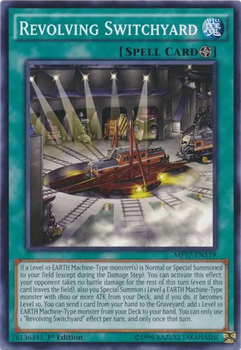 Revolving Switchyard MP17-EN119 Yu-Gi-Oh card from 2017 Mega-Tins Mega Pack