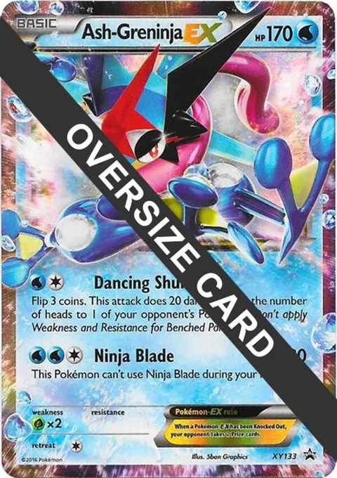 Ash-Greninja EX - XY133 XY Black Star Promos #XY133 Holofoil Pokémon card from Jumbo Cards