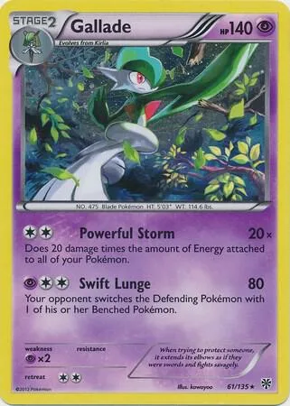 Gallade - 61/135 Cosmos Holo #061/135 Holofoil Pokémon card from Blister Exclusives