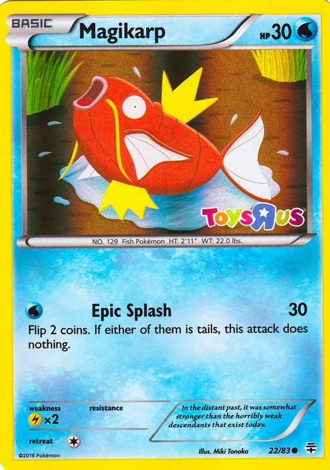 Magikarp - 22/83 Toys R Us Promo #022/083 Holofoil Pokémon card from Miscellaneous Cards & Products