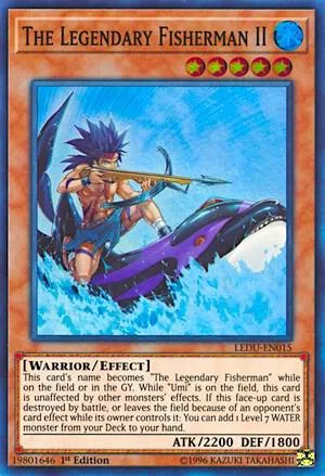 The Legendary Fisherman II LEDU-EN015 Yu-Gi-Oh card from Legendary Duelists