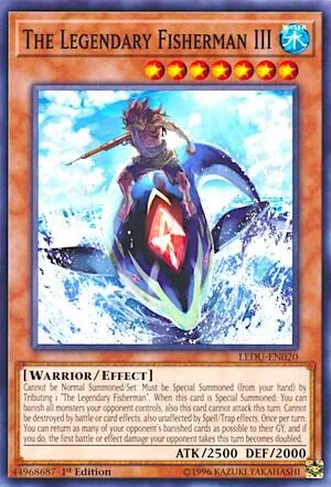 The Legendary Fisherman III LEDU-EN020 Yu-Gi-Oh card from Legendary Duelists