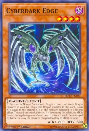 Cyberdark Edge LEDU-EN027 Yu-Gi-Oh card from Legendary Duelists