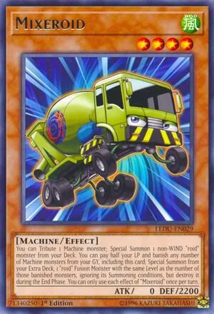 Mixeroid LEDU-EN029 Yu-Gi-Oh card from Legendary Duelists