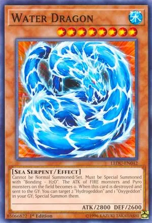 Water Dragon LEDU-EN042 Yu-Gi-Oh card from Legendary Duelists