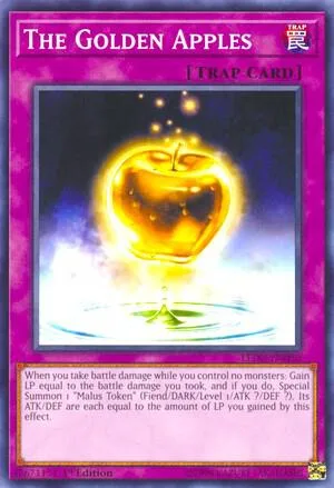 The Golden Apples LEDU-EN050 Yu-Gi-Oh card from Legendary Duelists