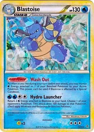 Blastoise - 13/95 Cracked Ice Holo #013/095 Holofoil Pokémon card from Miscellaneous Cards & Products