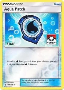 Aqua Patch - 119/145 League Cup [Staff] #119/145 Reverse Holofoil Pokémon card from League & Championship Cards