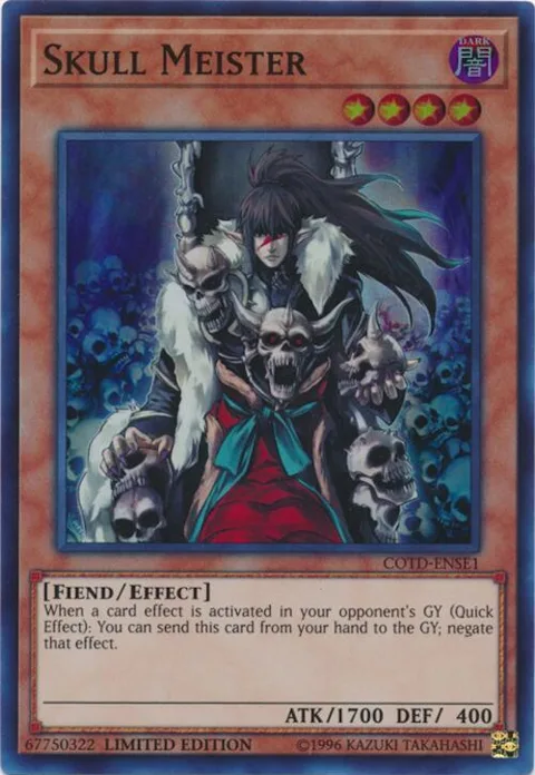 Skull Meister COTD-ENSE1 Yu-Gi-Oh card from Code of the Duelist