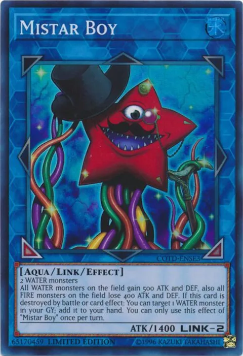 Mistar Boy COTD-ENSE3 Yu-Gi-Oh card from Code of the Duelist