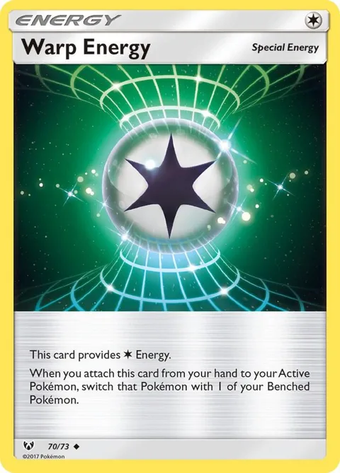 Warp Energy #70/73 Reverse Holofoil Pokémon card from Shining Legends