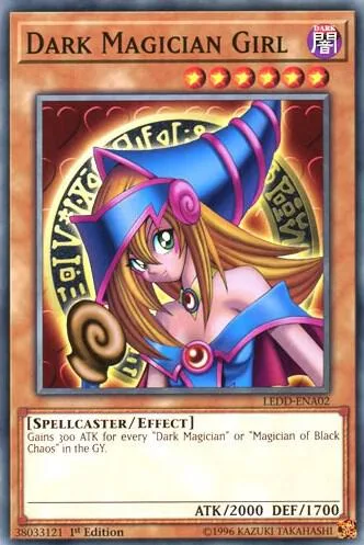 Dark Magician Girl LEDD-ENA02 LEDD 1st Edition Yu-Gi-Oh card from Legendary Dragon Decks