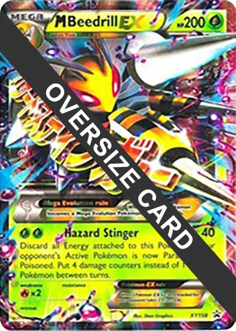 M Beedrill EX #XY158 Holofoil Pokémon card from Jumbo Cards