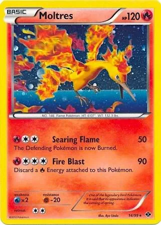Moltres - 14/99 Next Destinies #014/099 Holofoil Pokémon card from Blister Exclusives