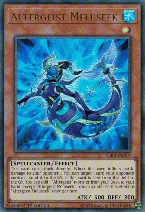Altergeist Meluseek CIBR-EN014 1st Edition Yu-Gi-Oh card from Circuit Break