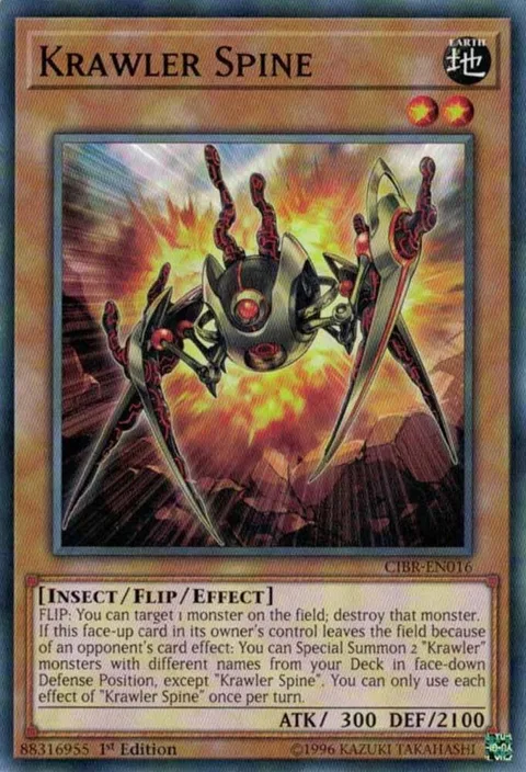 Krawler Spine CIBR-EN016 Unlimited Yu-Gi-Oh card from Circuit Break