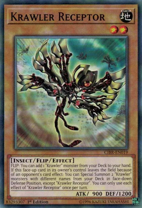 Krawler Receptor CIBR-EN019 1st Edition Yu-Gi-Oh card from Circuit Break