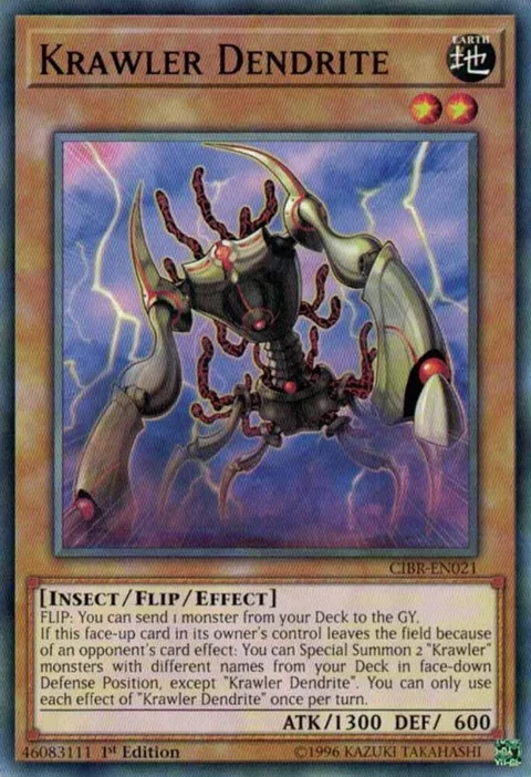 Krawler Dendrite CIBR-EN021 Unlimited Yu-Gi-Oh card from Circuit Break