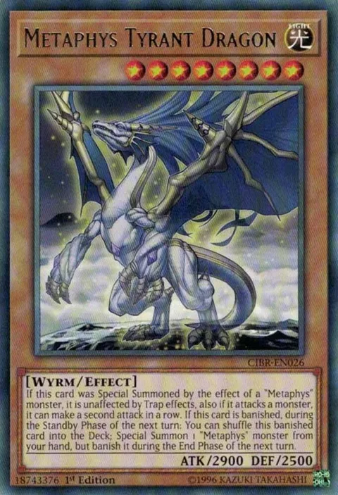 Metaphys Tyrant Dragon CIBR-EN026 Unlimited Yu-Gi-Oh card from Circuit Break