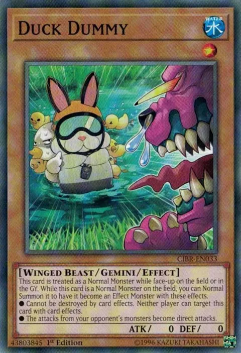 Duck Dummy CIBR-EN033 Unlimited Yu-Gi-Oh card from Circuit Break
