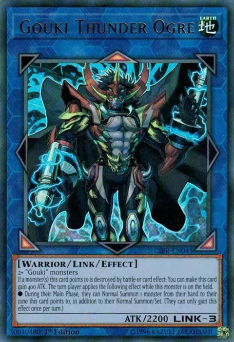Gouki Thunder Ogre CIBR-EN045 Unlimited Yu-Gi-Oh card from Circuit Break