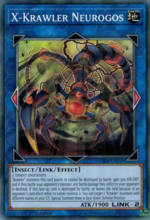 X-Krawler Neurogos CIBR-EN049 1st Edition Yu-Gi-Oh card from Circuit Break
