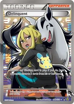 Delinquent - 98b/122 Full Art #098b/122 Holofoil Pokémon card from Alternate Art Promos