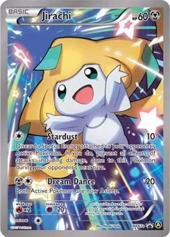Jirachi #XY67a Holofoil Pokémon card from Alternate Art Promos