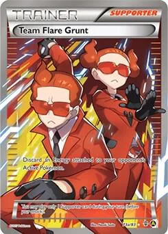 Team Flare Grunt - 73a/83 #073a/083 Holofoil Pokémon card from Alternate Art Promos