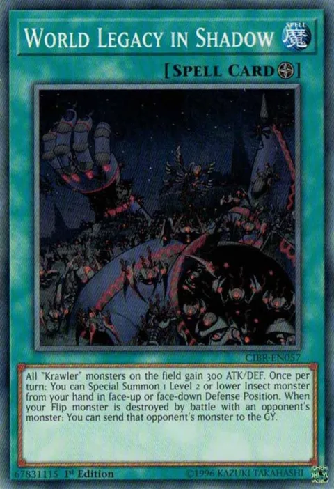 World Legacy in Shadow CIBR-EN057 Unlimited Yu-Gi-Oh card from Circuit Break