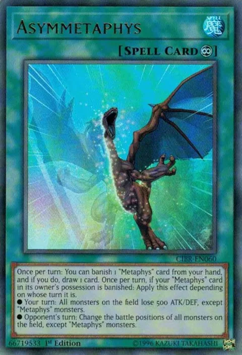 Asymmetaphys CIBR-EN060 1st Edition Yu-Gi-Oh card from Circuit Break