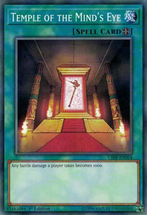 Temple of the Mind's Eye CIBR-EN064 1st Edition Yu-Gi-Oh card from Circuit Break