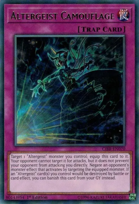 Altergeist Camouflage CIBR-EN070 Unlimited Yu-Gi-Oh card from Circuit Break