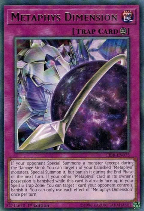 Metaphys Dimension CIBR-EN075 1st Edition Yu-Gi-Oh card from Circuit Break