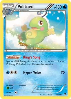 Politoed - 18/111 Cosmos Holo #018/111 Holofoil Pokémon card from Miscellaneous Cards & Products