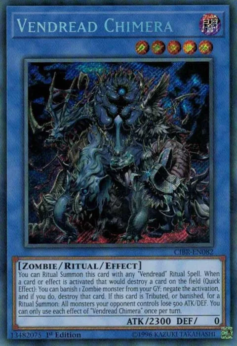 Vendread Chimera CIBR-EN082 1st Edition Yu-Gi-Oh card from Circuit Break