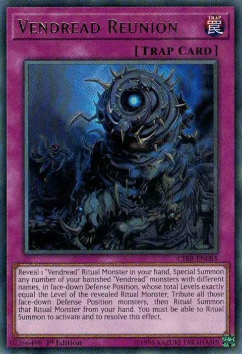 Vendread Reunion CIBR-EN085 Unlimited Yu-Gi-Oh card from Circuit Break