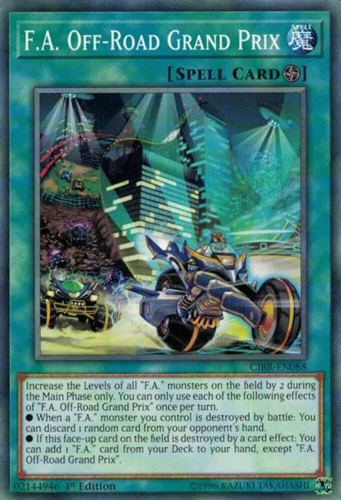 F.A. Off-Road Grand Prix CIBR-EN088 Unlimited Yu-Gi-Oh card from Circuit Break
