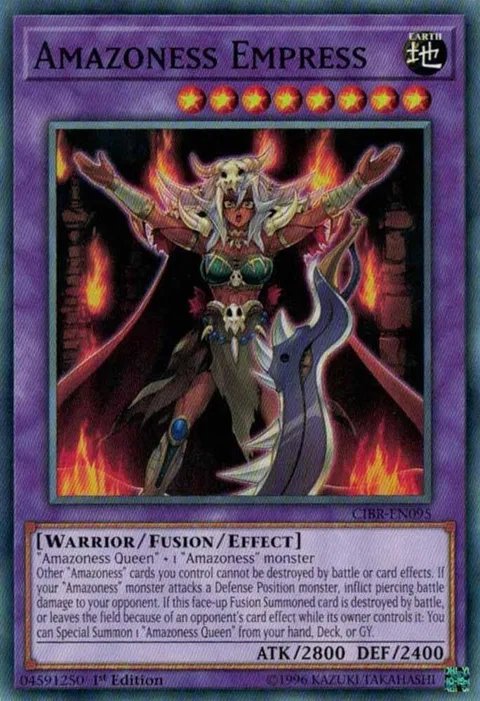 Amazoness Empress CIBR-EN095 1st Edition Yu-Gi-Oh card from Circuit Break