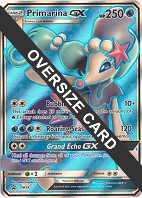 Primarina GX #SM39 Holofoil Pokémon card from Jumbo Cards