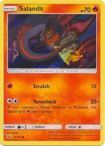 Salandit - 15/145 Collection Promo #015/145 Holofoil Pokémon card from League & Championship Cards