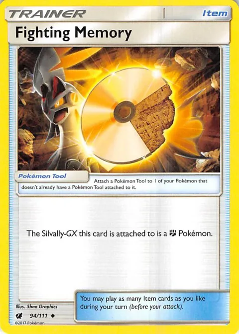 Fighting Memory #94/111 Reverse Holofoil Pokémon card from SM - Crimson Invasion