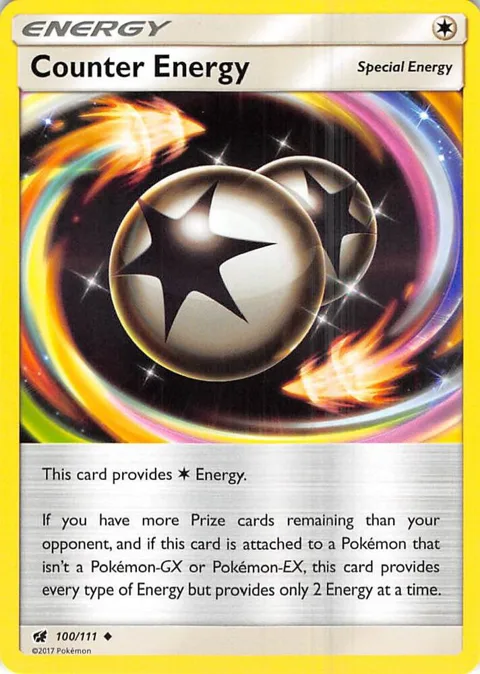 Counter Energy #100/111 Pokémon card from SM - Crimson Invasion