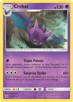 Crobat - 56/149 Prerelease Kit Exclusive #056/149 Pokémon card from Deck Exclusives