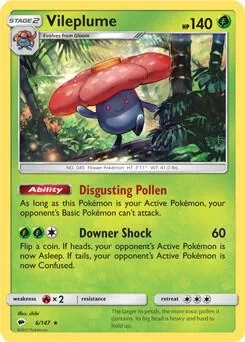 Vileplume - 6/147 Prerelease Kit Exclusive #006/147 Pokémon card from Deck Exclusives