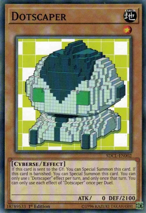 Dotscaper SDCL-EN002 Yu-Gi-Oh card from Structure Deck: Cyberse Link