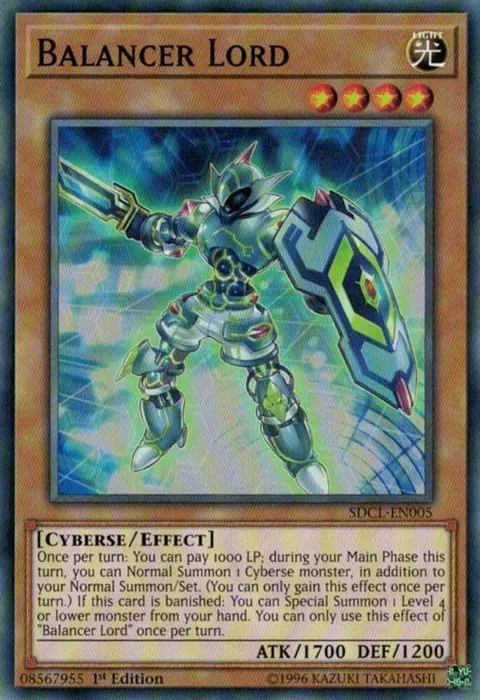 Balancer Lord SDCL-EN005 Yu-Gi-Oh card from Structure Deck: Cyberse Link
