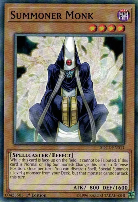 Summoner Monk SDCL-EN014 Yu-Gi-Oh card from Structure Deck: Cyberse Link